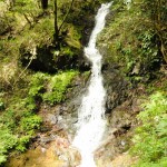 雨天の日が多く、水量の豊富な上段の滝